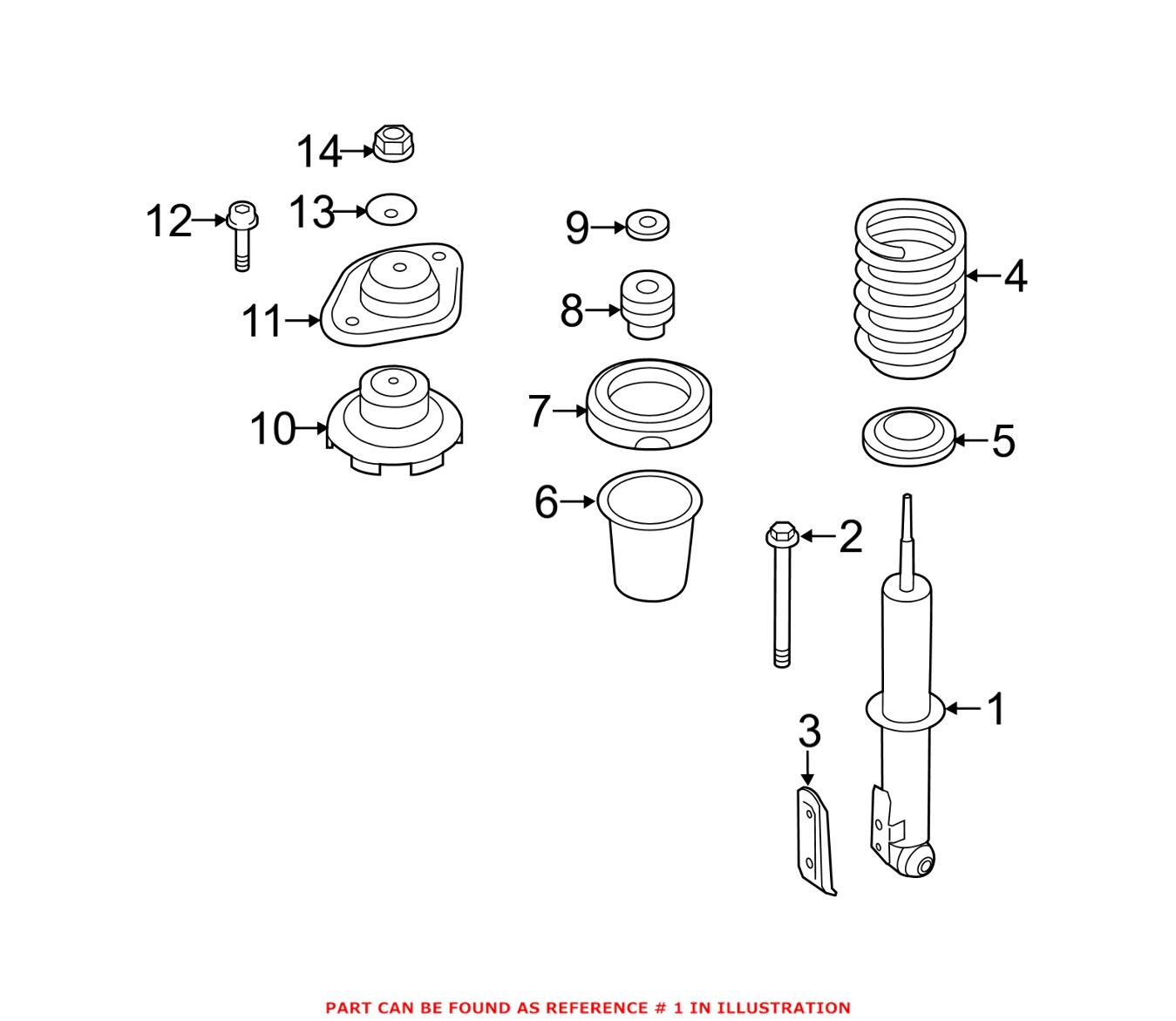 Mini Strut Assembly - Rear 33526853970